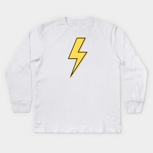 Yellow Flash Kids Long Sleeve T-Shirt